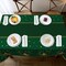 3 Pack Ramadan Mubarak Tablecloths for Eid Mubarak Decorations, 54" x 108" Plastic Disposable Happiness Ramadan Eid Al-fitr Party Table Covers for Rectangle Tables Ramadan Party Favors(Green)